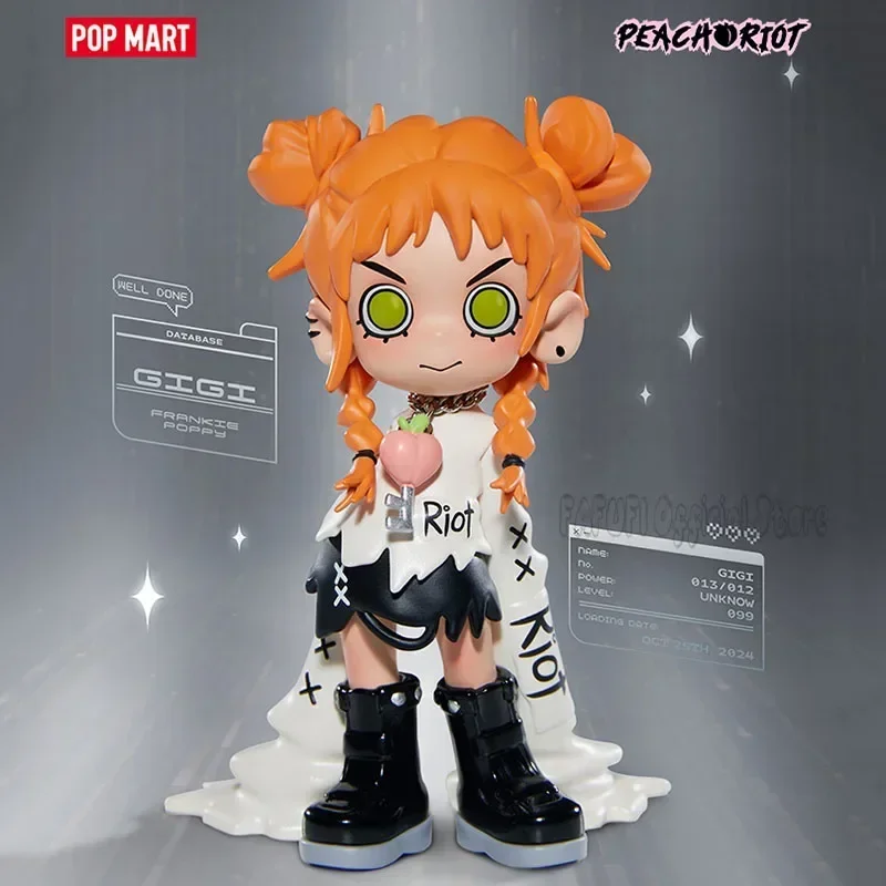 POP MART Lil Peach Riot Loading Series Blind Box Spielzeug Anime Action Figure Caixa Caja Überraschung Mystery Box Puppen Mädchen Geschenk