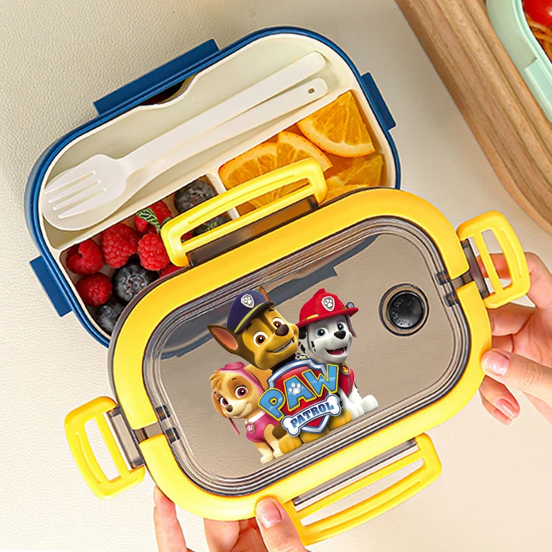 PAW Patrol Insulated Lunch Cases Anime Chase Marshall Large Bento Cases Portable Kids Thermal Insulation Picnic Food Containers