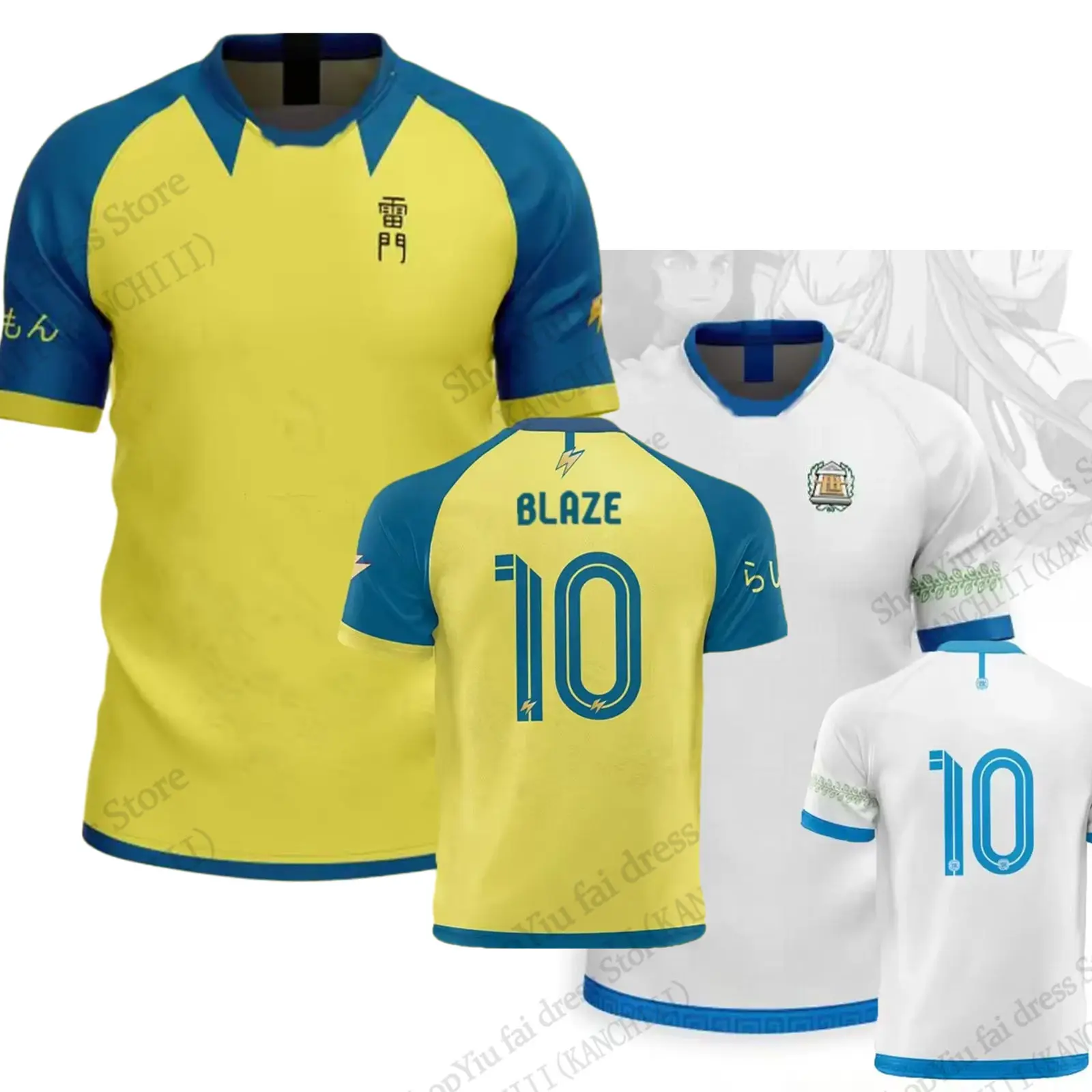 Anime Jersey Inazuma Eleven Kaio Football 3D Print T-shirt Men Women Fashion Short Sleeve Sports Tshirt Kids Tops Tee Mark Evens