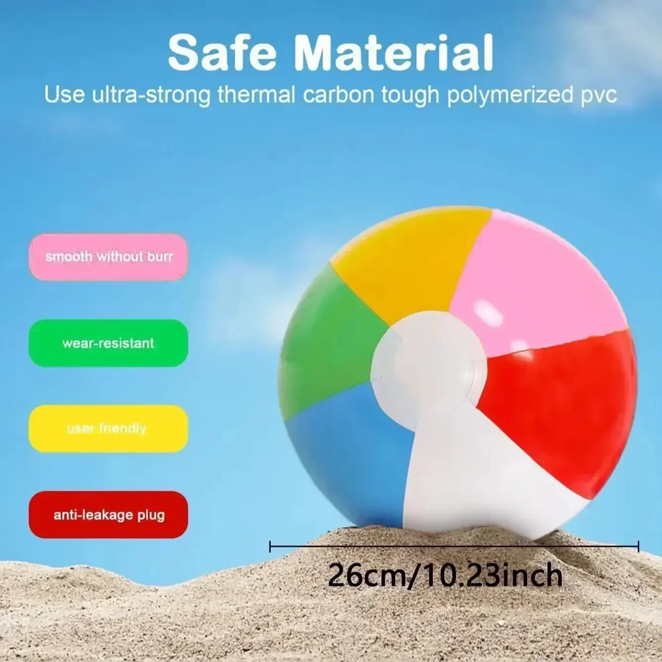 1PC Zomer Opblaasbare Ballonnen lticolor Hawaii Roeping Strandbal Kinderen Buitenzwembad InteractiveToy Party