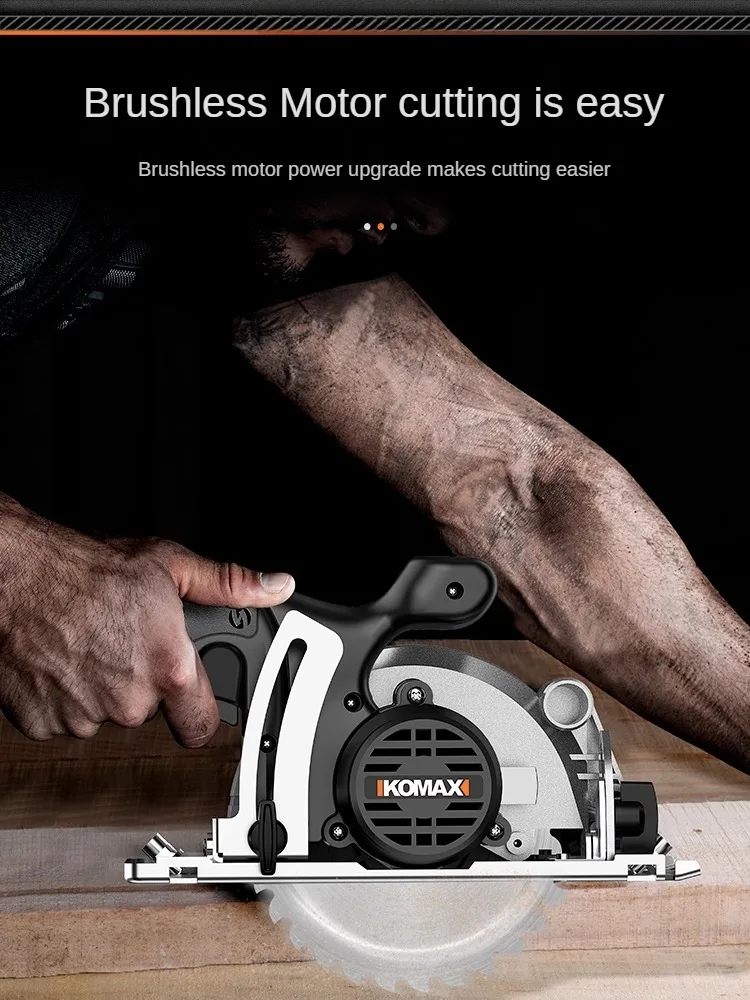 rechargeable household hand push saw, multifunctional circular saw cutting machine, woodworking specific lithium electric saw