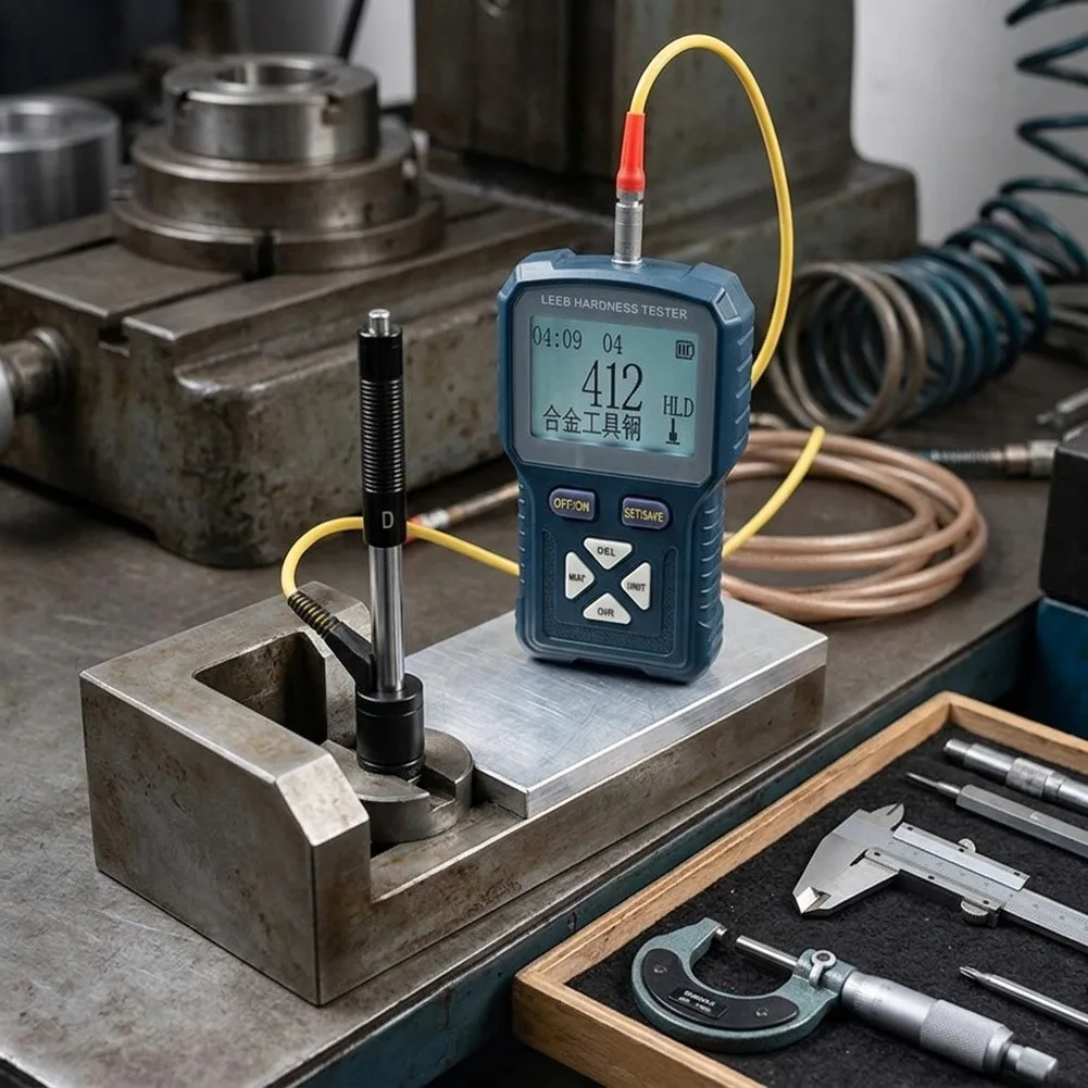 Hardness Tester with Backlight Function for Low Light Environments and Clear Readability Under Direct Sunlight