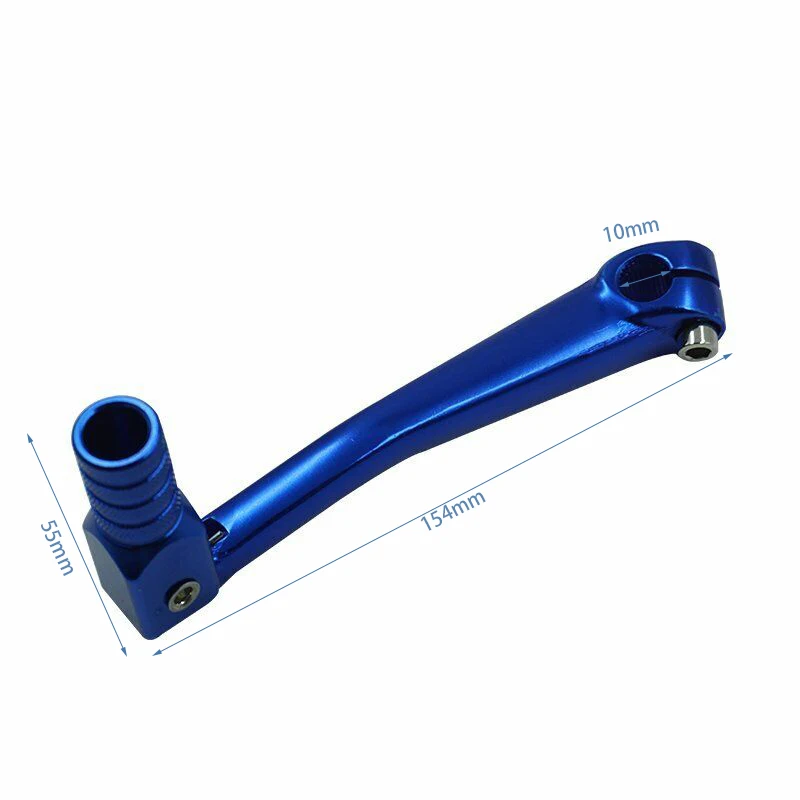

1Pc 15.5cm CNC Aluminum Folding Gear Shift Lever Universal Blue Gear Shift Lever Motorcycle Accessories Dia.1cm