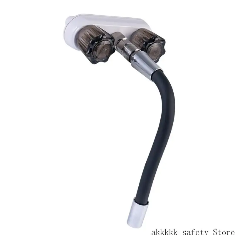 

XXFF External Immediate Link Faucet Double Control Handle ABS Permanent Plan