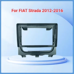 Radio Android da 9 pollici per Fiat Strada Idea 2012 2013 2014 2015 2016 cablaggio di alimentazione 2din Car Stereo Multimedia Frame