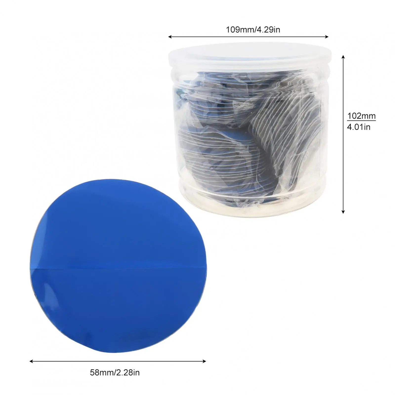 لاصقة إصلاح باردة من المطاط الطبيعي ، أدوات إصلاح دائرية بدون أنبوبي ، سهلة الاستخدام ، سريع 58 من الإطارات ، 80