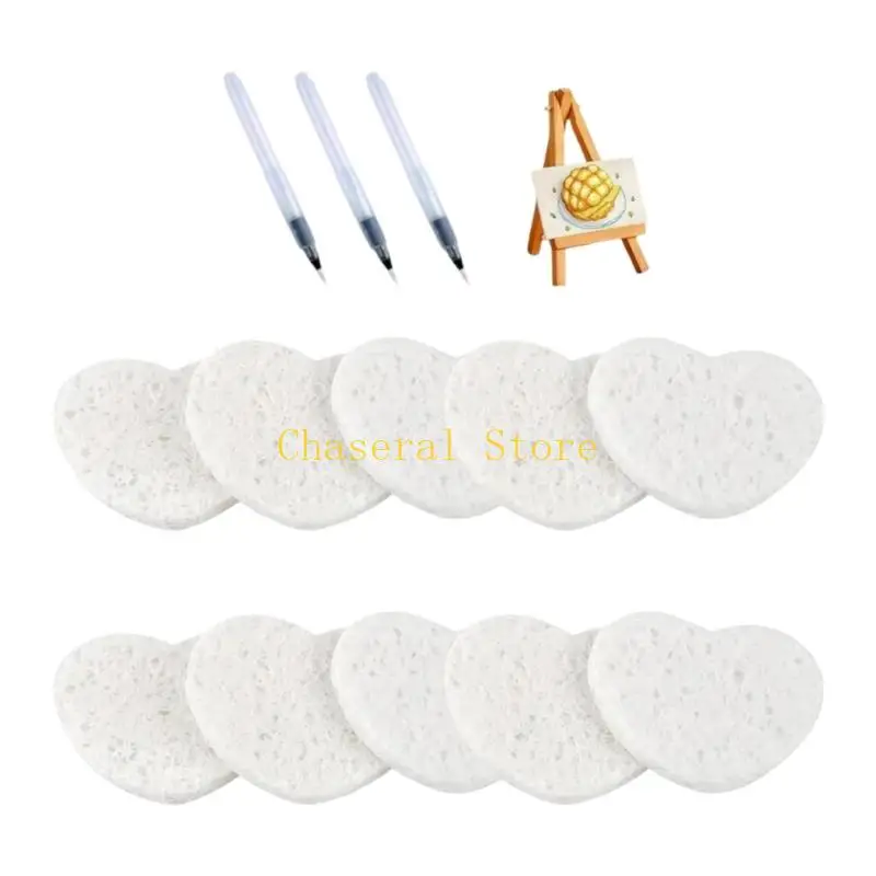 E7CE 10 Sheets DIY Puff Painting Paper Craft With Markers And Miniature Easel For Kids Adult Creative Texture Craft