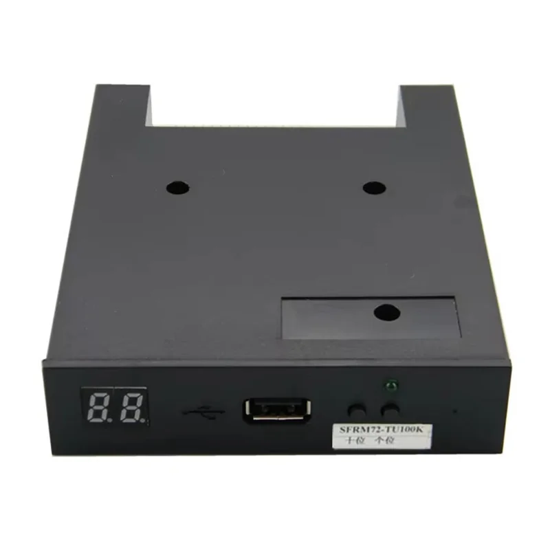 AM-3.5 นิ้ว SFRM72-TU100K USB ไดรฟ์ฟล็อปปี้ดิสก์ Emulator สําหรับ 720K ออร์แกนอิเล็กทรอนิกส์และเครื่องเย็บปักถักร้อยพร้อมจอแสดงผล LED 2 บิต