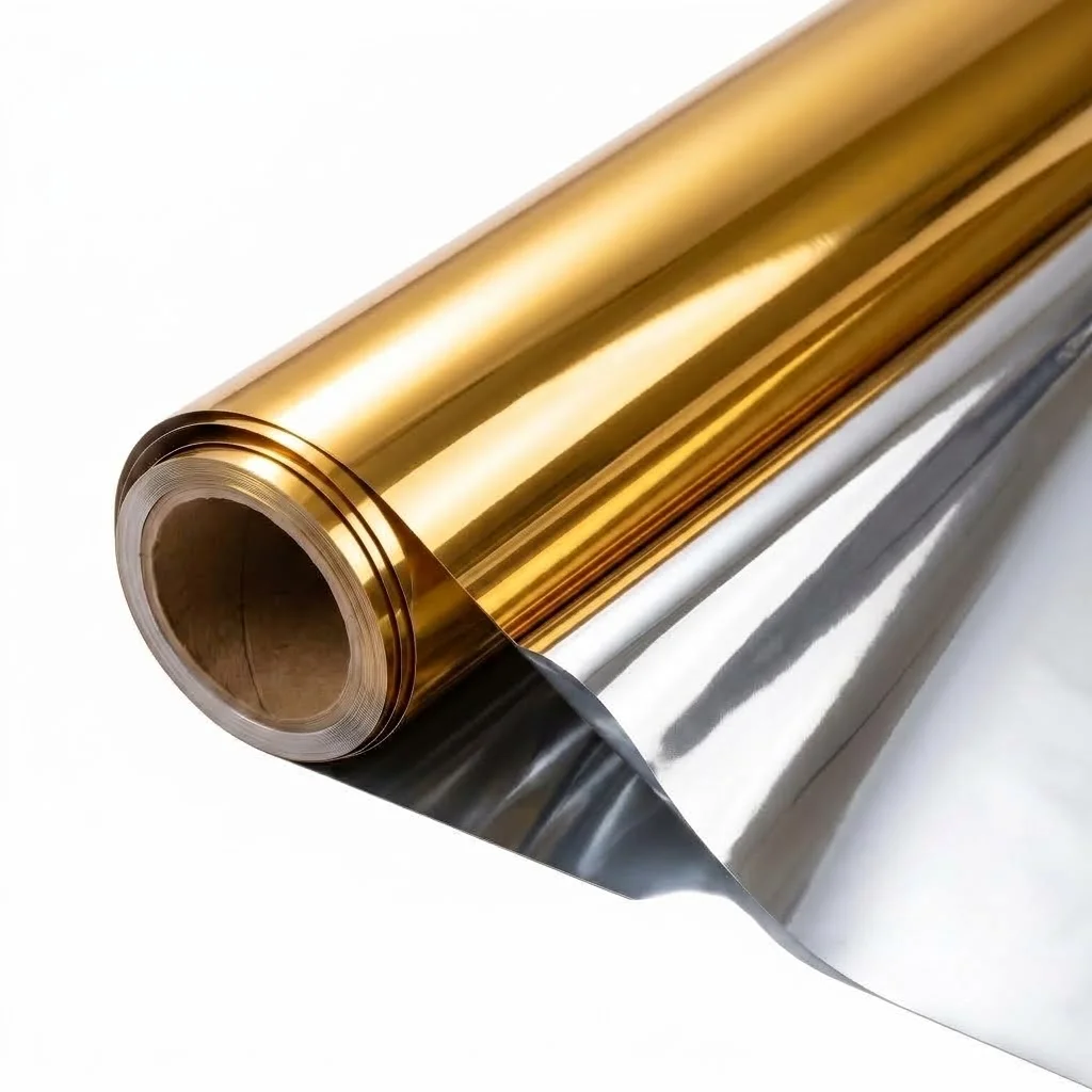 Gold Silver Static Cling Window Film 90x1/2/3/5cm Daytime Privacy Tint Heat & UV Block No-Glue One-Way Removable Reusable Film