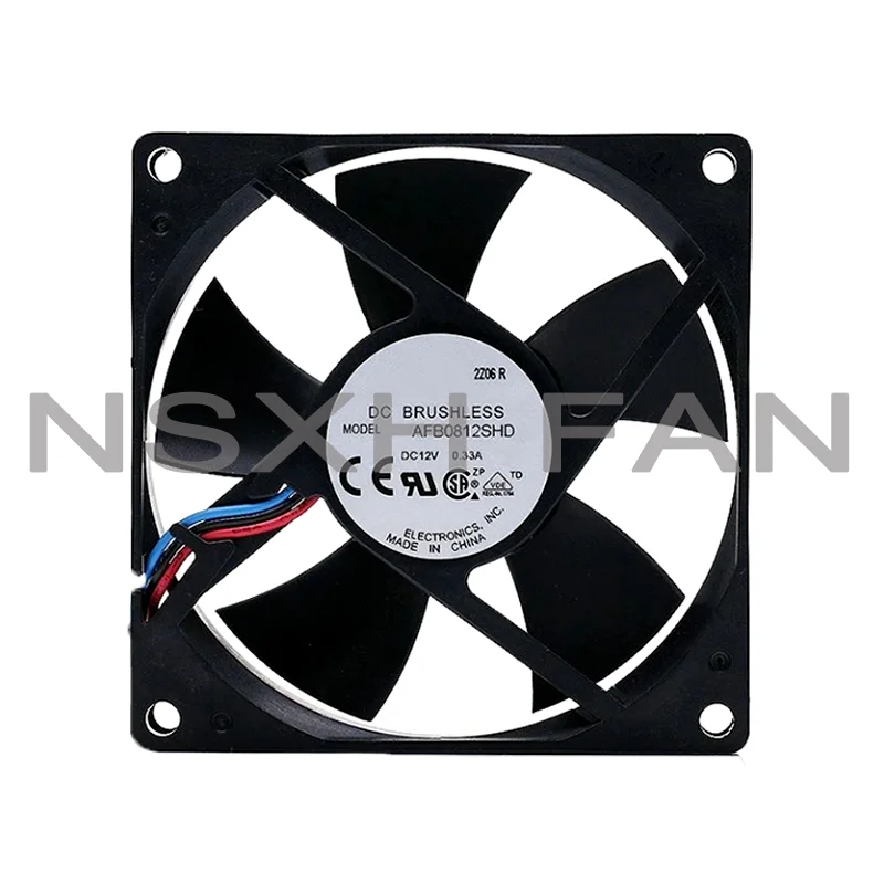 Nieuwe Afb0812shd Dc 12V 0.33a 8Cm 8020 Cpu Atx Koelventilator