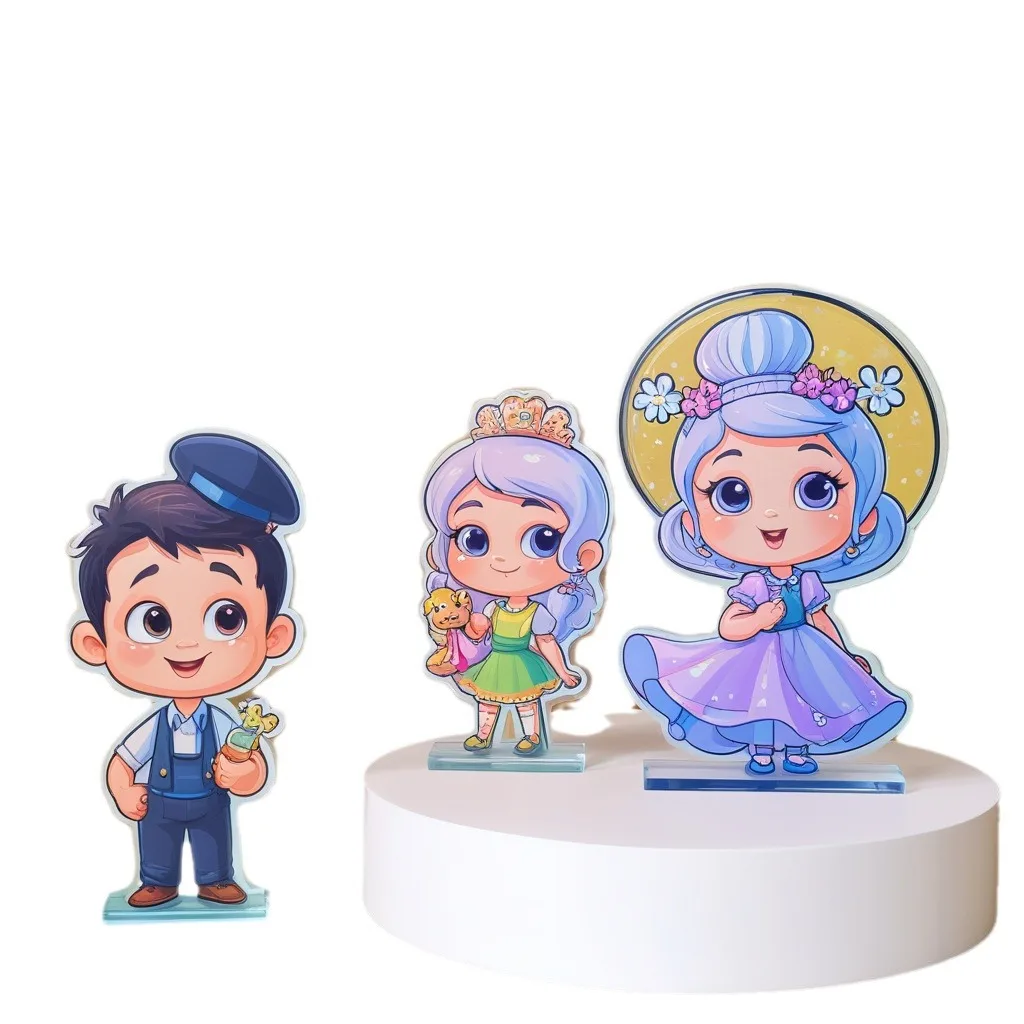 Acrylic Custom Standee Photo Cartoon Picture Figure Logo Keychain Personalized Holographic Personal Photo Souvenir Birthday Gift