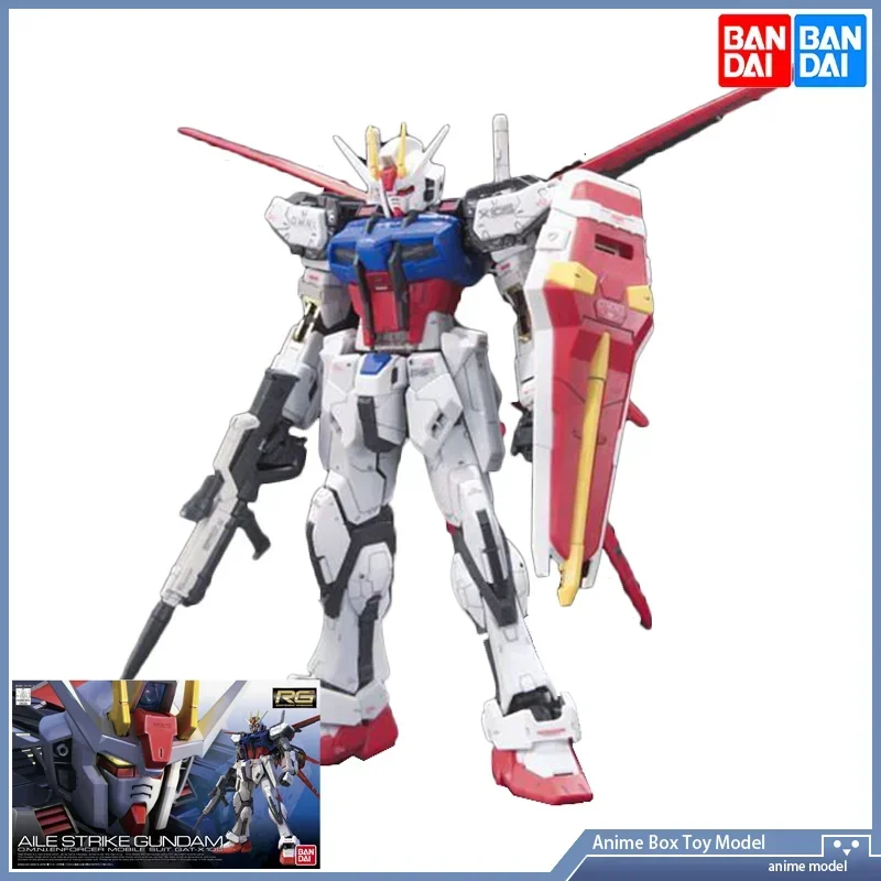 Gundam  Bandai RG 03 AILE STRIKE AILE STRIKE GAT-X 105 Action Assembly Model Mech Original Product