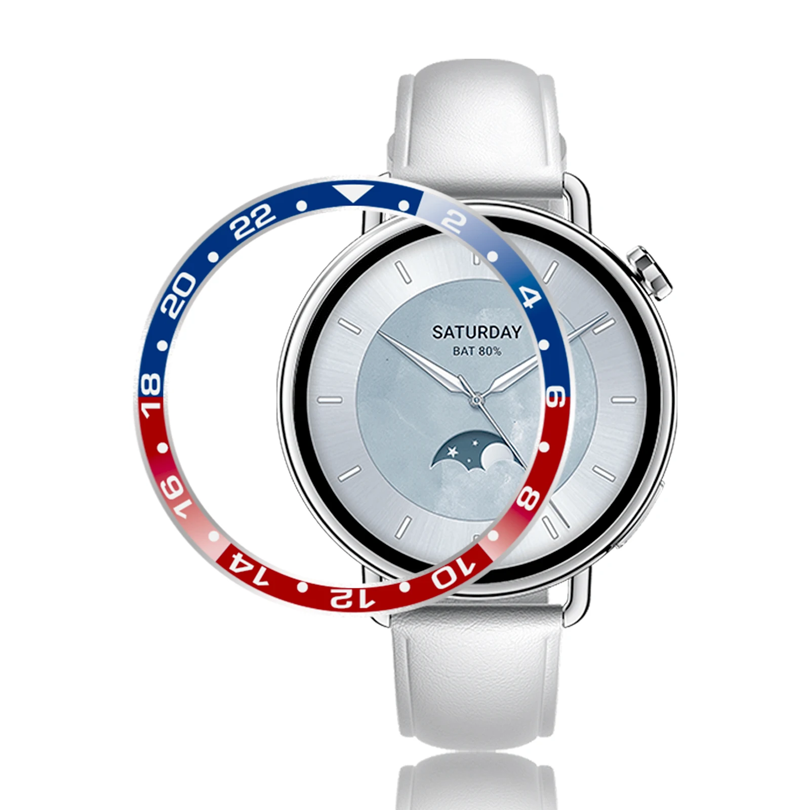 Heorland Case  Xiaomi Watch S4 41MM Bezel Ring Case Protection Cover For Xiaomi S4 41mm Smartwatch Case Ring Decoration