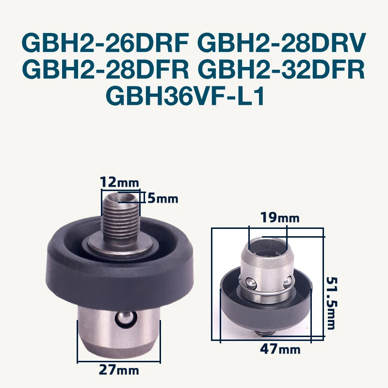 

Quick Change Collet for Bosch GBH2-26DRF GBH2-28DRV DFR GBH2-32DFR GBH36VF-L1 Hammer Power Tool Fitting Replacement