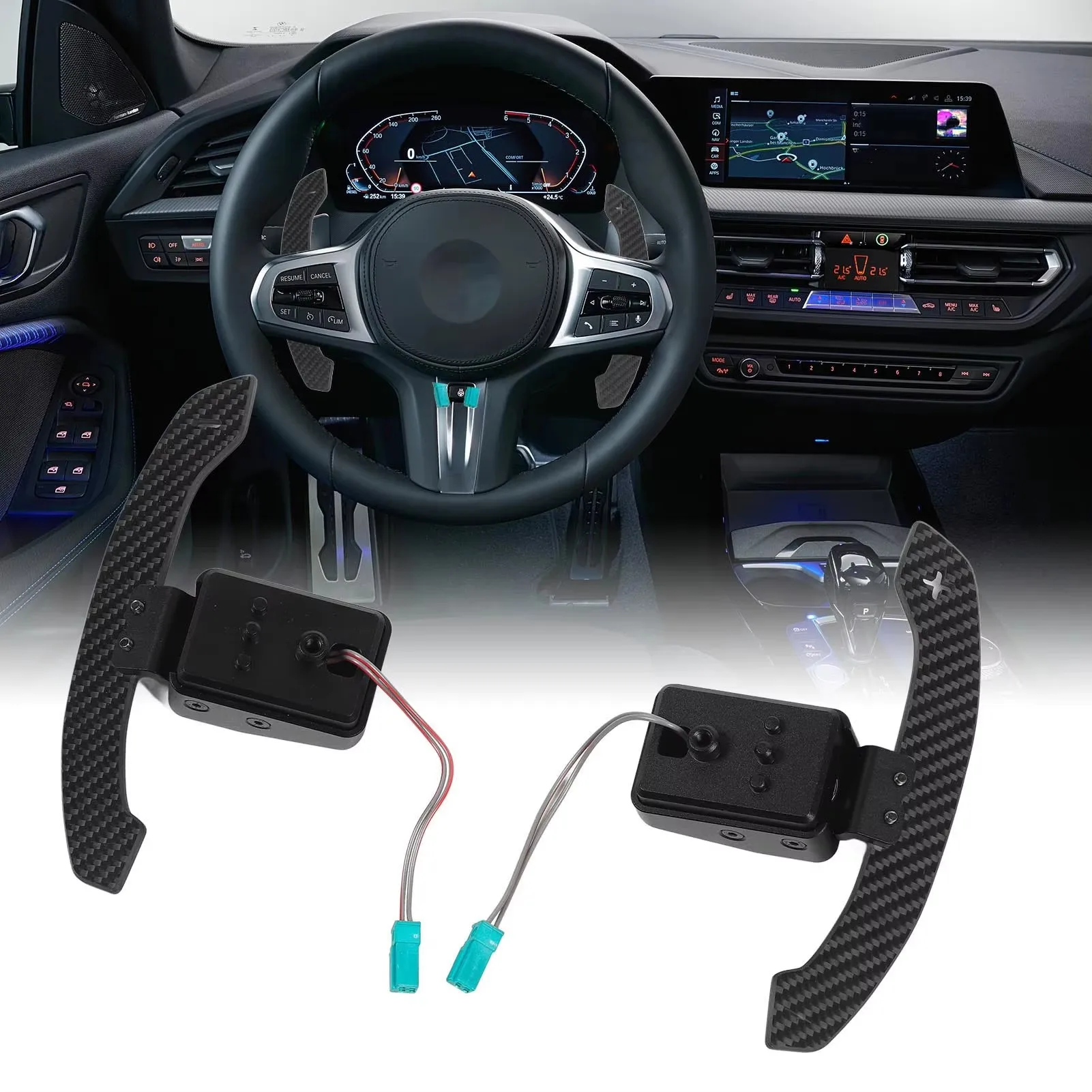

Replace Carbon Fiber Paddle Shifter For BMW 2 Series F44 F22 F23 F45 F46 Steering Wheel Magnetic Shift Paddle Extension