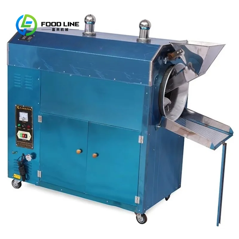 Custom Drum Roaster 220V Baking Equipment for Commercial Snack Shop Rotary Tumble Design Wholesale Order Get Coupon