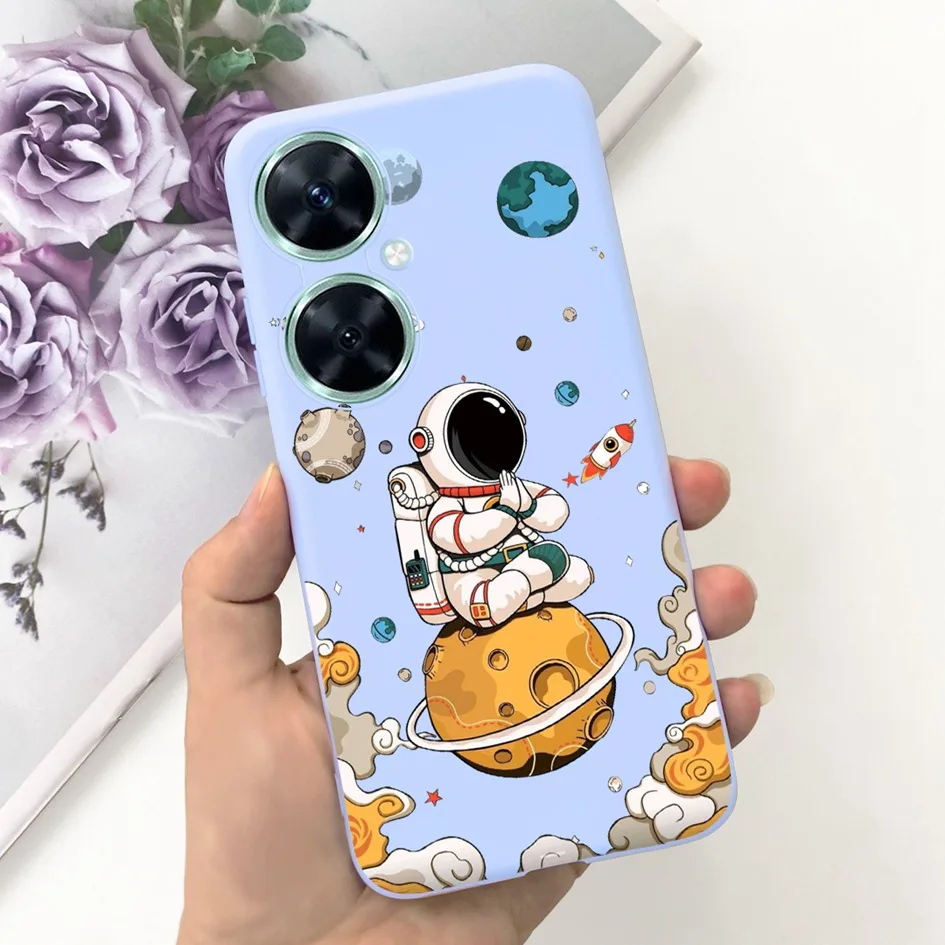 Cute Astronaut Phone Case For Huawei Nova 11 Pro 11i Cover 2023 Soft Silicone Shockproof Bumper For Huawei Nova11i Nova11 Fundas