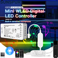 5GLEDOPTO ESP8266/ESP32 Mini LED WLED Controller GL-MC-001/002/003/004WL DC 5V USB RGB IC Digital Dynamic Lights for WS2811/2812