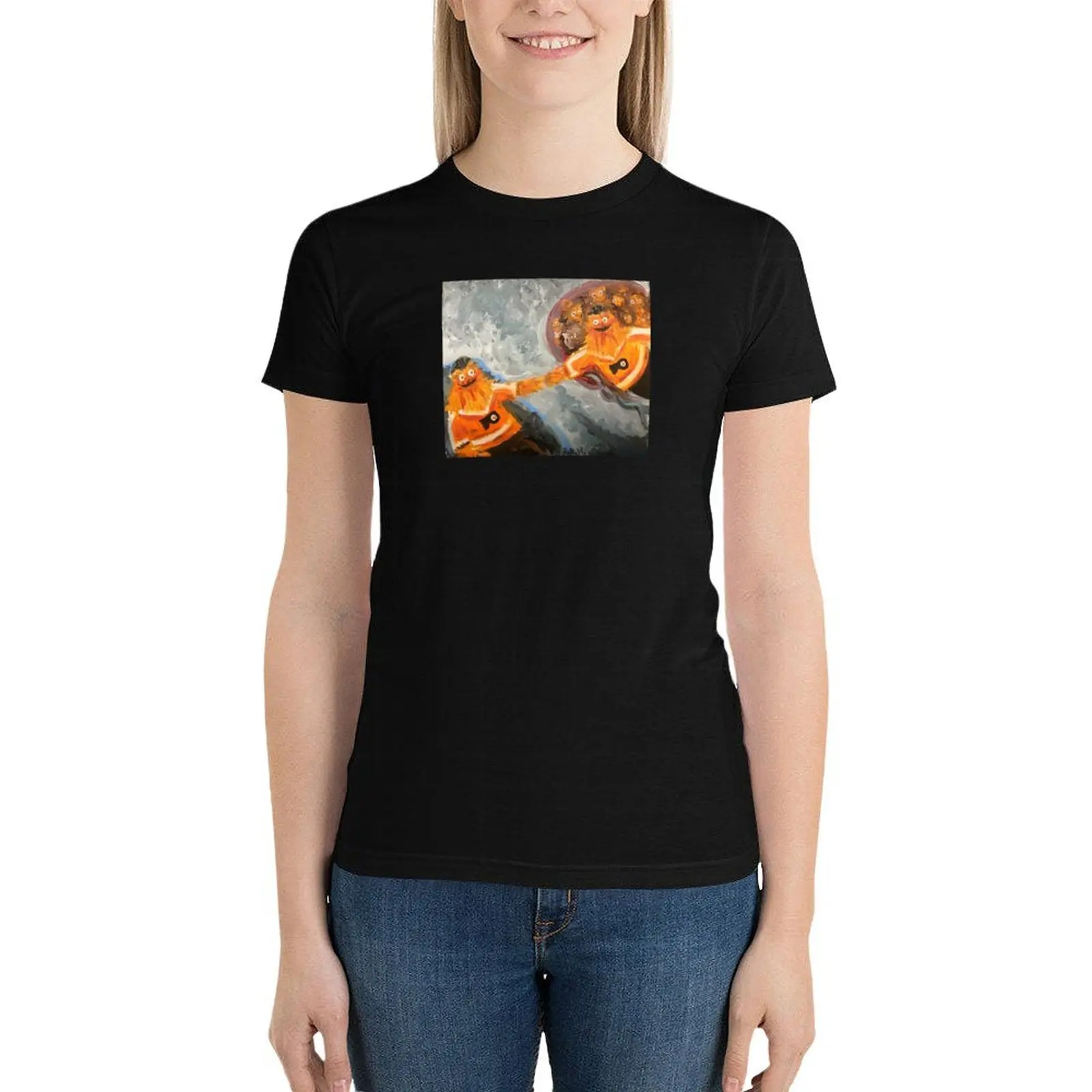 

The Creation of Gritty T-Shirt graphics female graphic t-shirts for Women