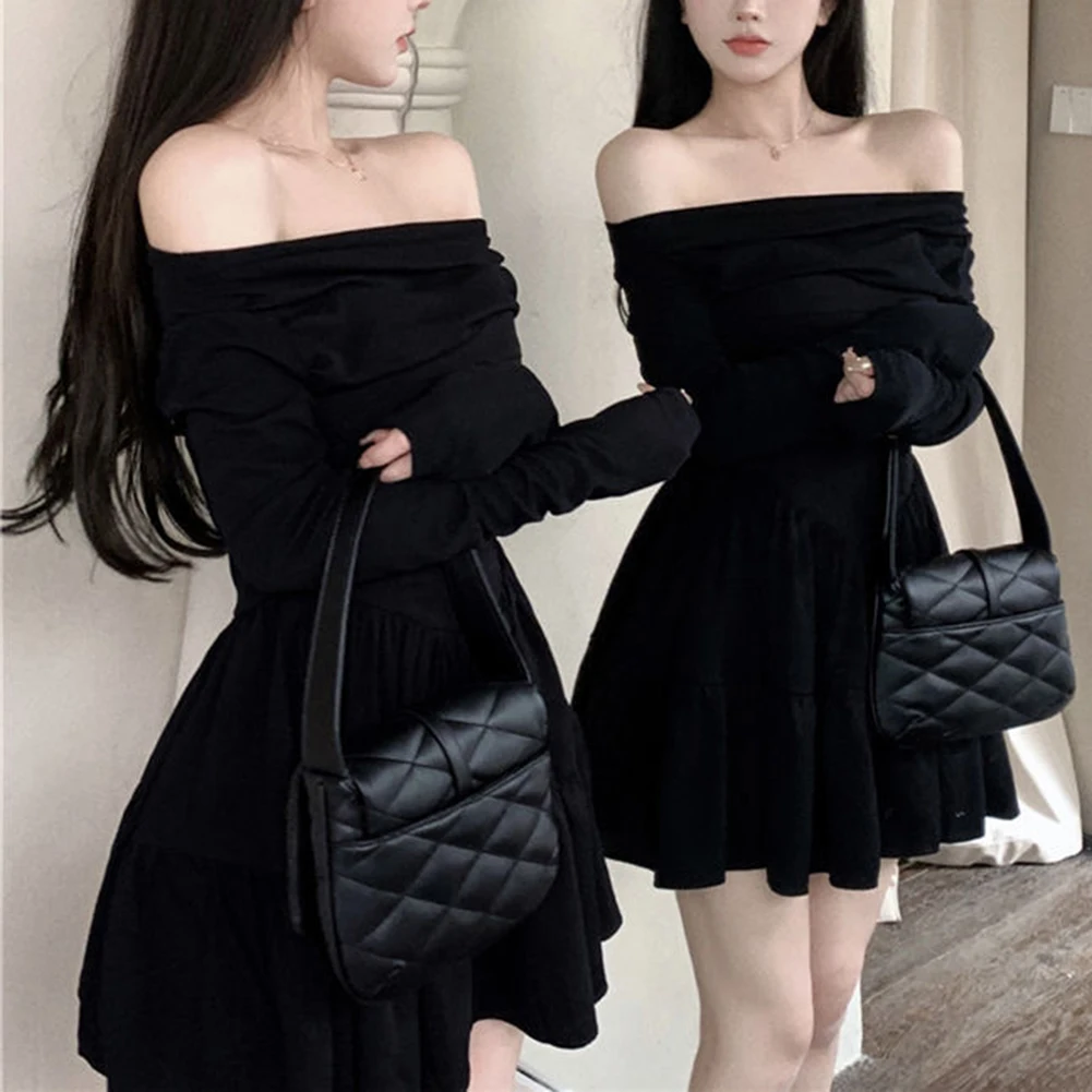 المشمش المرأة أزياء اللباس عطلة اللباس ربيع الخريف أزياء مريحة البوليستر النسيج S-2XL الأحجام المتاحة #1