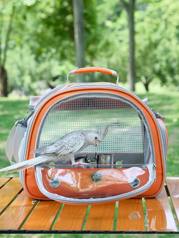 

Портативная сумка-переноска для хомяков, шиншилл, универсальная клетка для птиц (включая солнечных птиц, тигровых птиц), для использования на улице, не водонепроницаемая