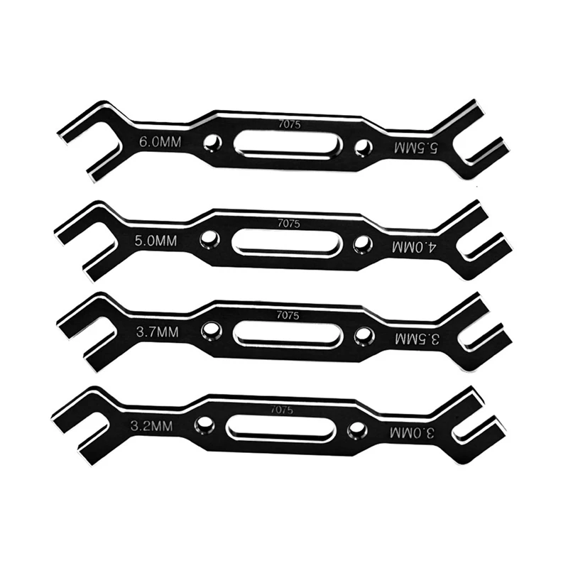 

4Pcs Wrench 3/3.2/3.5/3.7/4/5/5.5/6Mm Turnbuckle Nut Ball End Joint Remover Universal Tool For RC Car Drone Boat