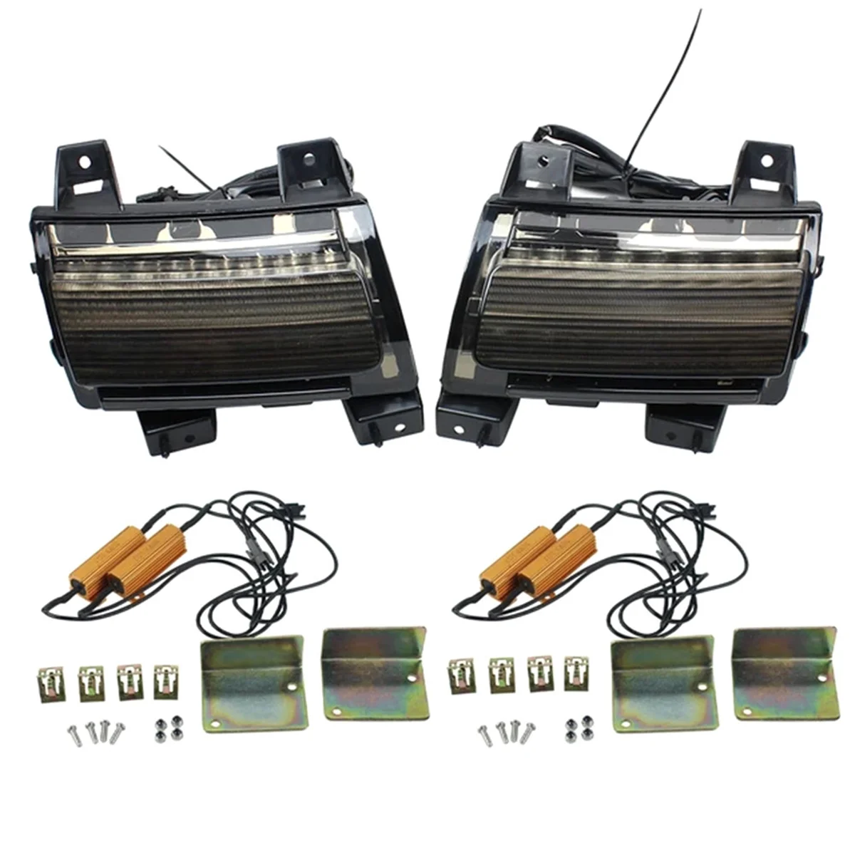 Daytime Running Lights Indicator Turn Signal Lights for Jeep Wrangler JL Sport 2018-2020 LED Fender Turn Lights