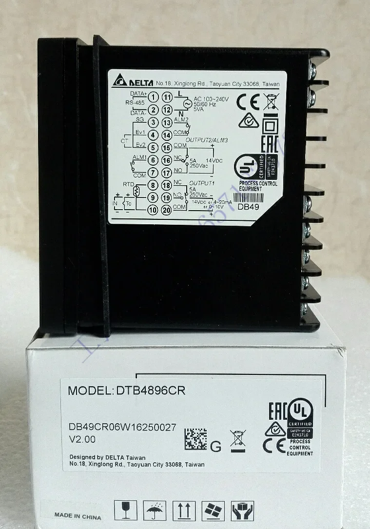 Controlador de temperatura Original serie B DTB4896CR LR RR VR RR0 VR0