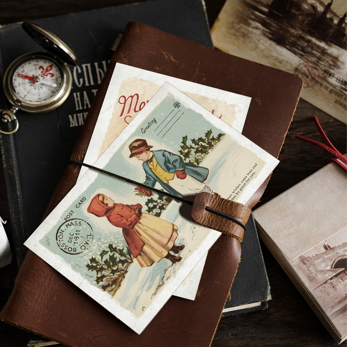 12pçs selo de natal vintage co - Vintage Collectible Stamps avaliação e preço