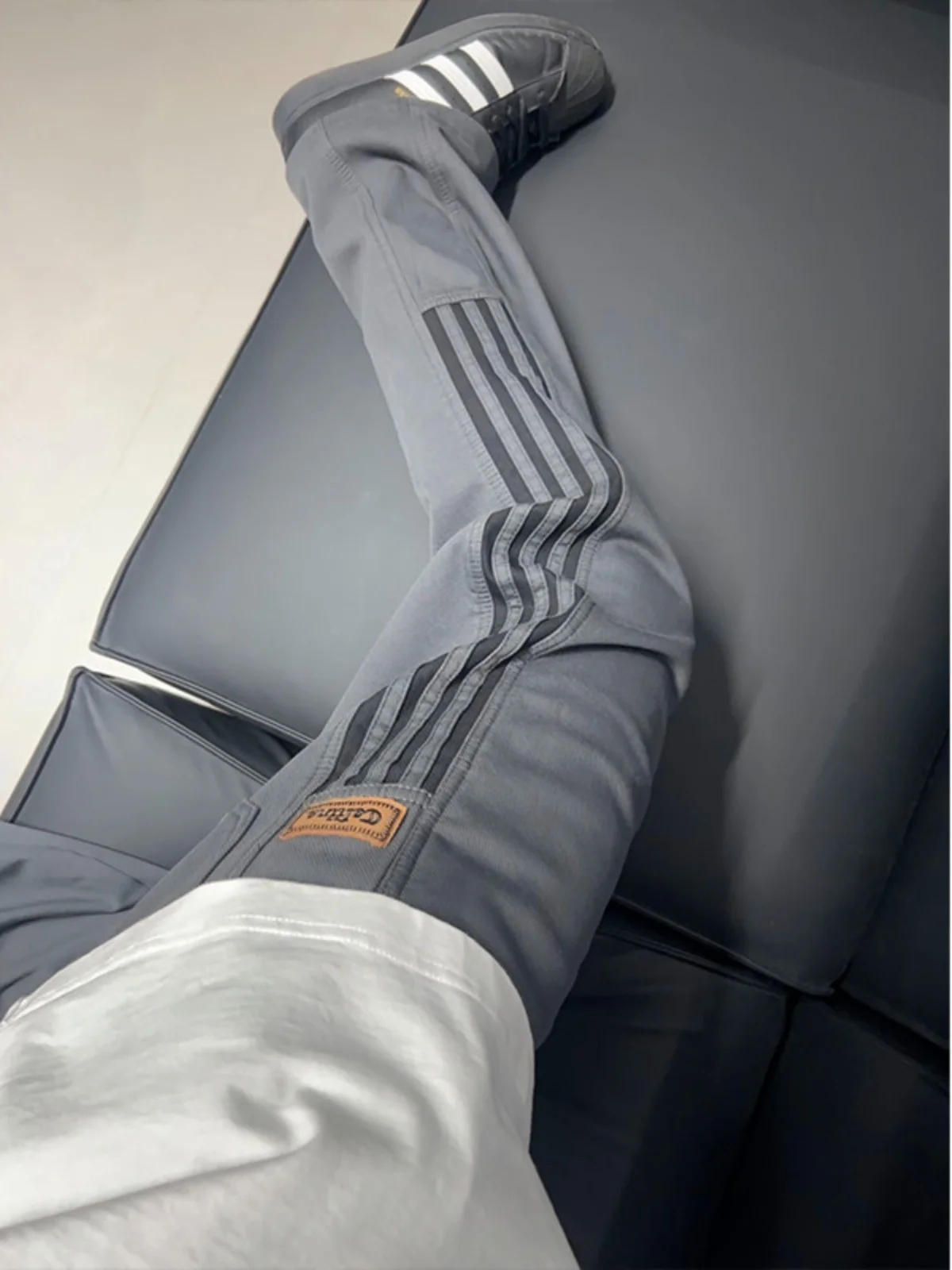 

Мужские повседневные брюки F2OOCUS в стиле американского ретро, свободные прямые брюки, спортивные штаны, молодежные брюки Tee Bars Vitali Sle