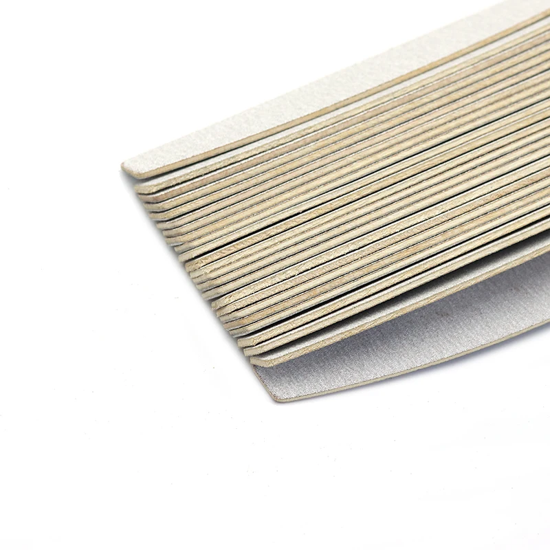 10개/묶음 나무 네일 파일 전문 네일 버퍼 100/180 리마스 매니큐어 블록 그레이 보트 젤 광택 나무 샌딩 네일 파일