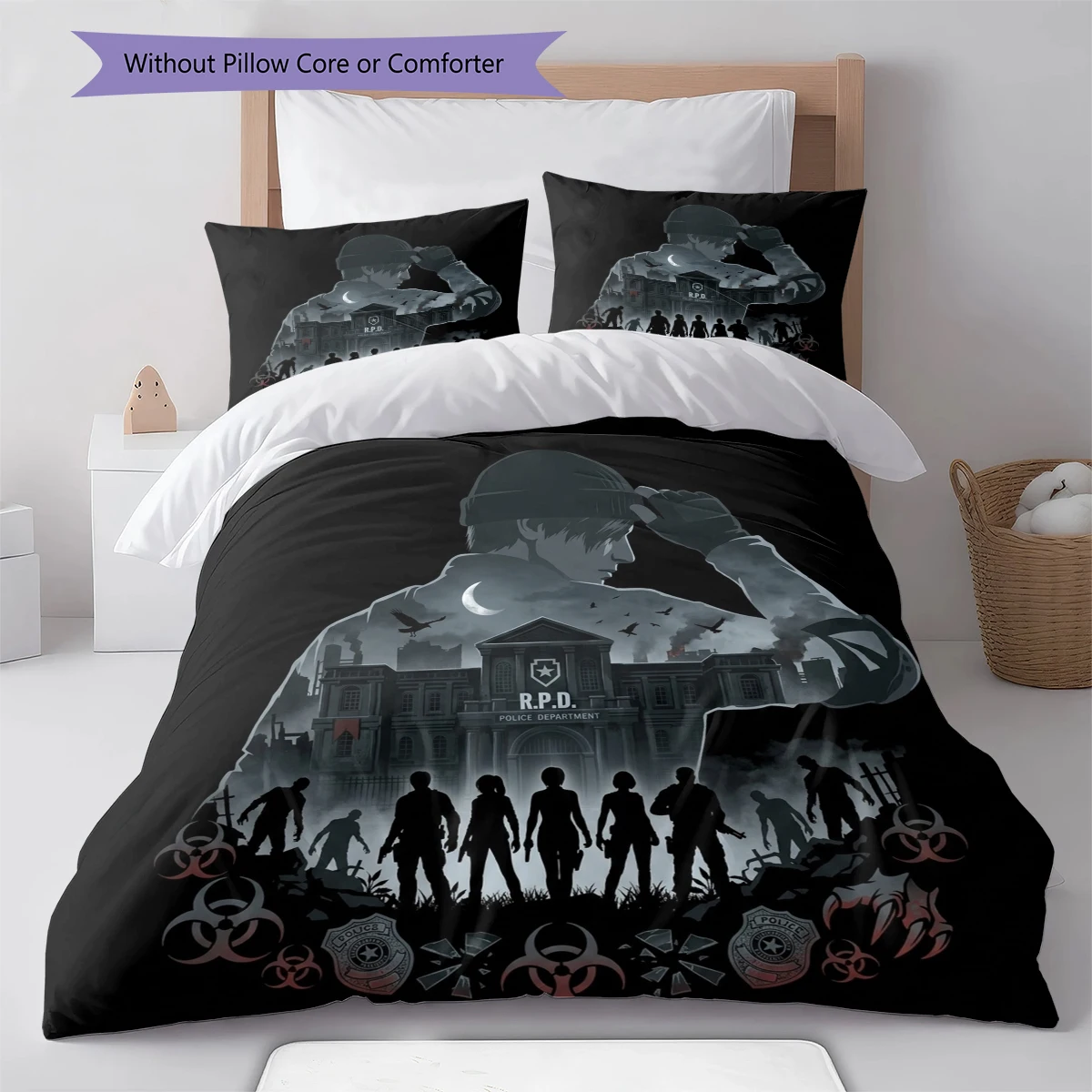 Resident Evil Soft Duvet Cover Comfortable, Children Bedding Set Gift, Extra Large  Various Sizes -HE115