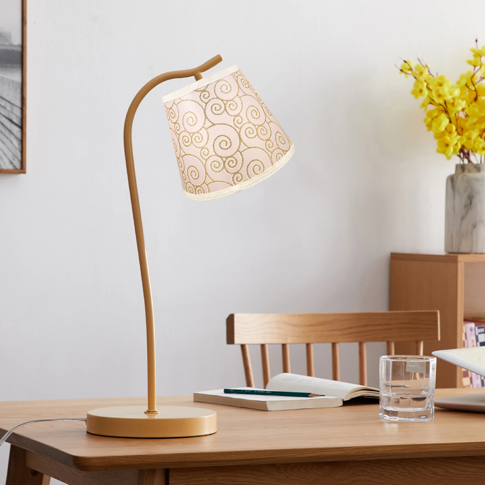 

Стильный сменный абажур для торшера, настольного светильника, большой декоративный абажур, съемный, простой в установке, для использования в помещении E27