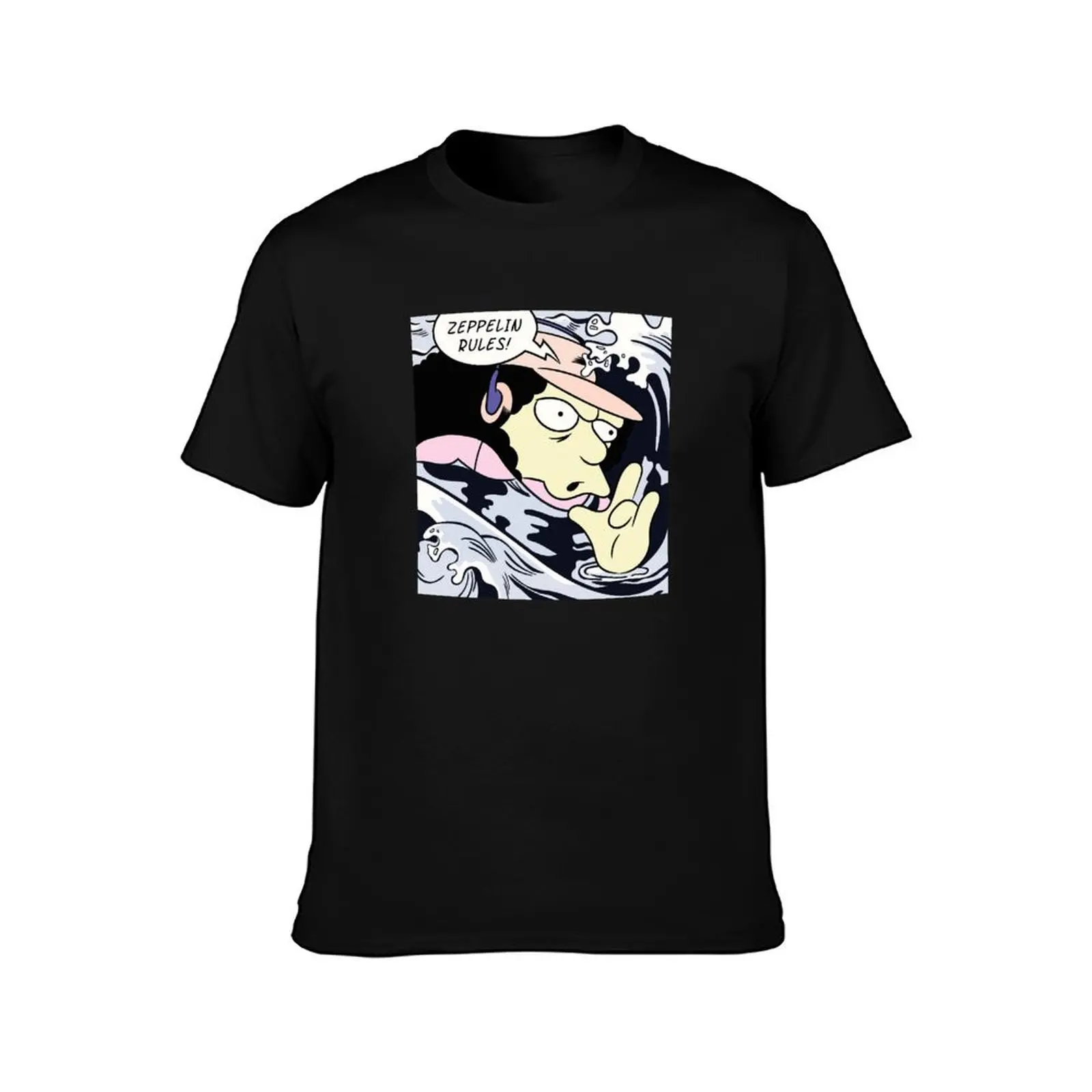 Zeppelin Rules T-Shirt Simple Casual Short Sleeve Tee T-Shirt