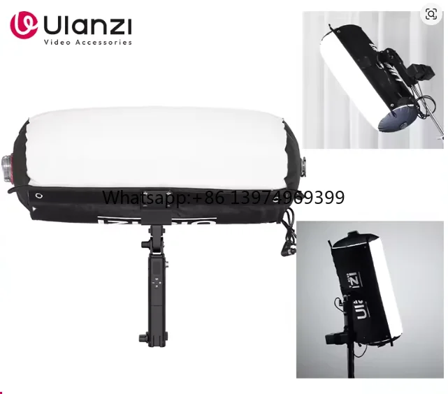 Ulanqi Al60 inflatable foldable air tube light LED fill light 2700-6500k 2070lux with remote control photography