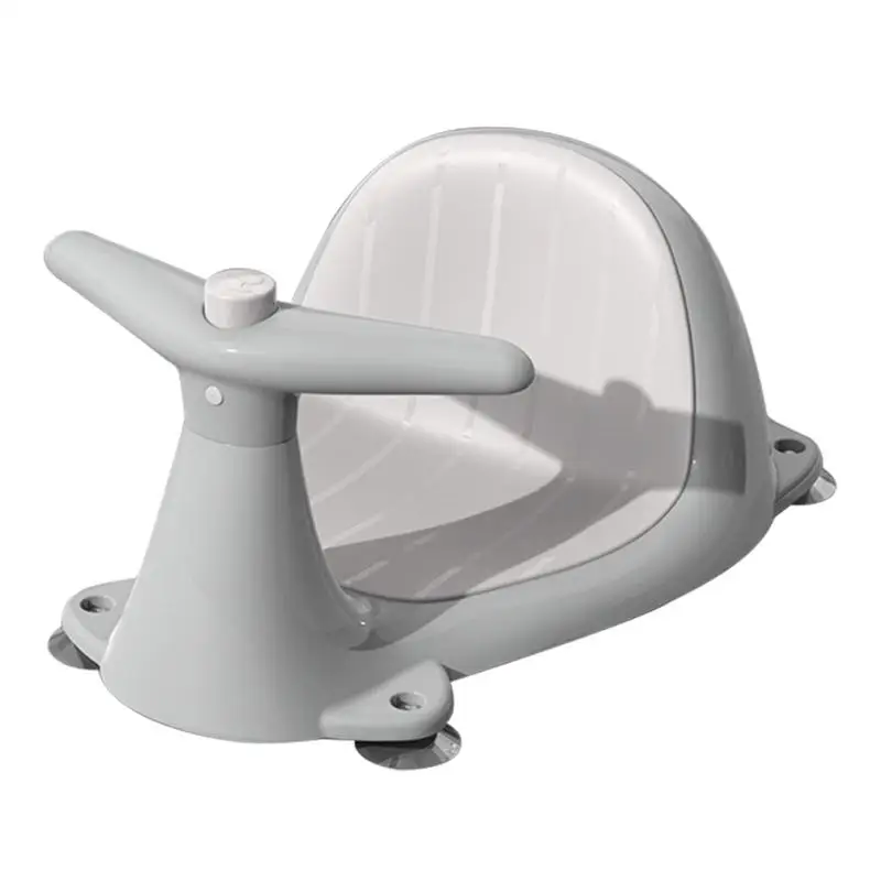 Sitting Bath Seat For Baby Cartoon Whale Shaped Baby Shower Chair Non-Slip Bath Seat For Babies Safety Bathroom Seats With Water