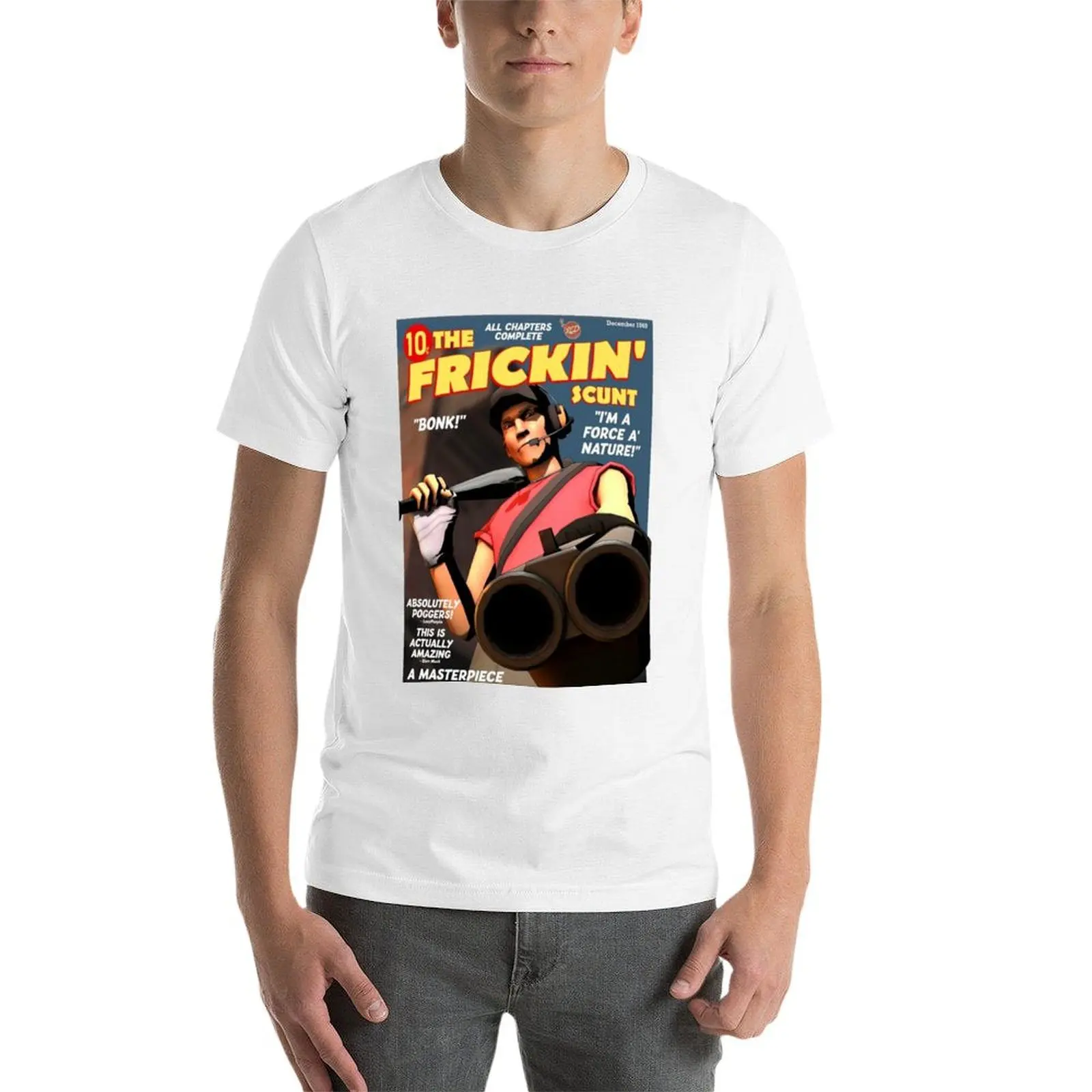 الكشفية tf2 sfm الكلاسيكية تي شيرت رجل تي شيرت للرجال رجل تي شيرت للرجال عادية تي شيرت #3