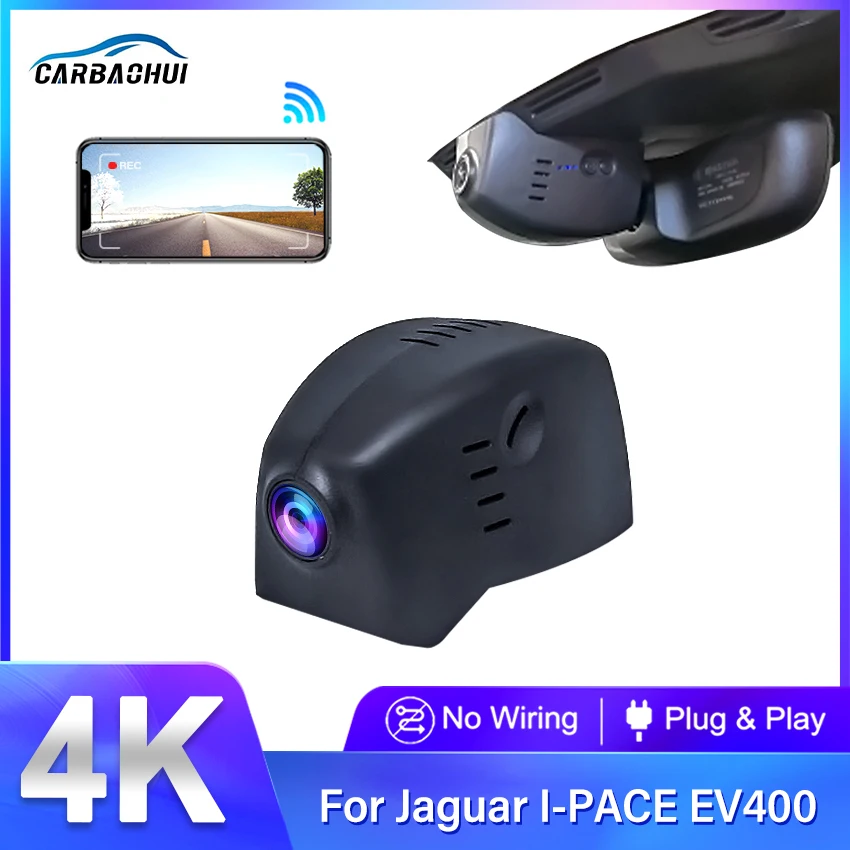 

Plug and Play Dash Cam 4K UHD 2160P Car Video Recorder DVR Night Vision for Jaguar I-Pace EV400 2018 2019 2020 2021 2022 2023