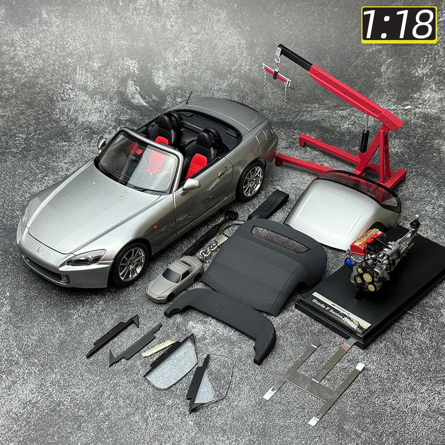 Motorhelix MH 1/18 scale Honda S2000 AP2 Alloy car model Attached