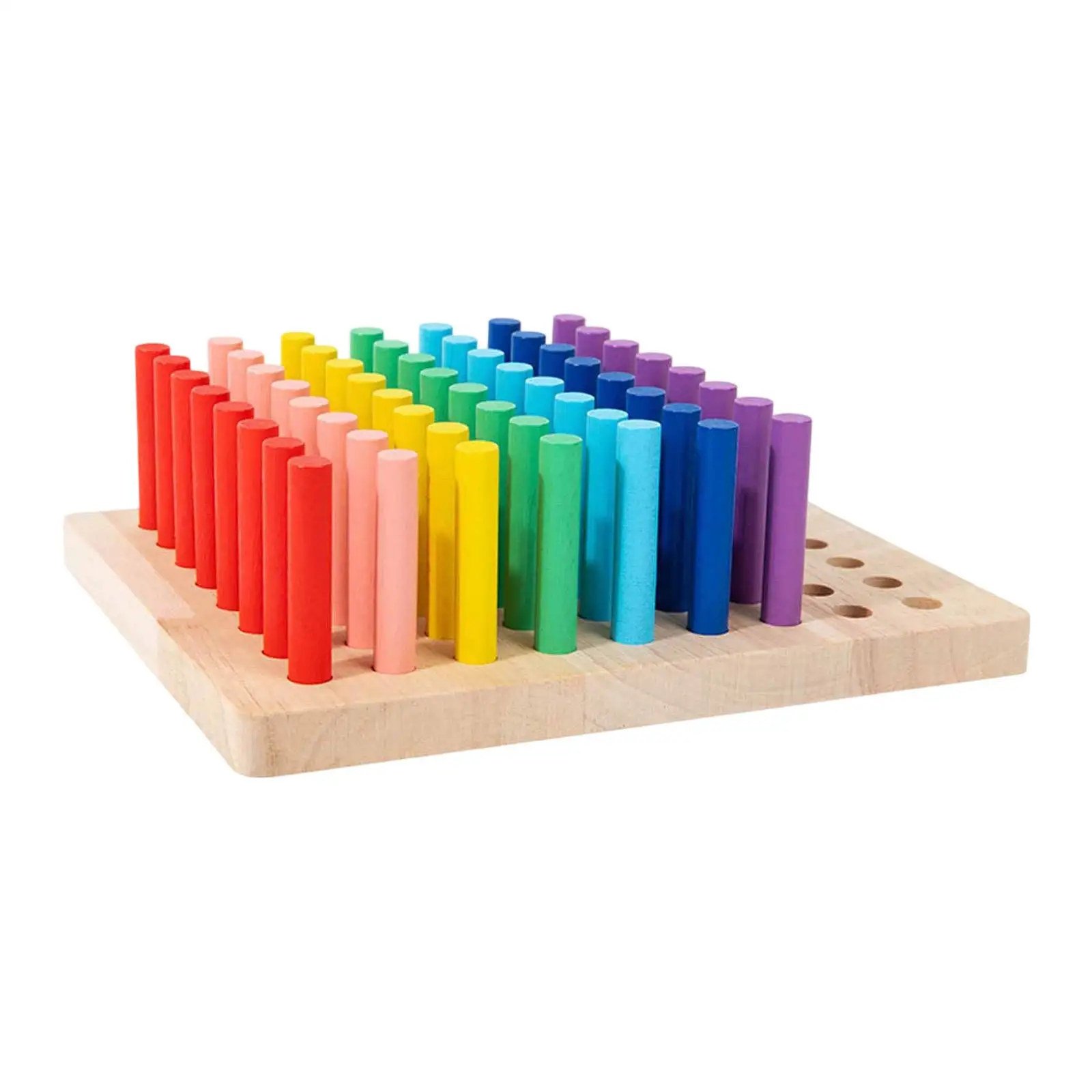 Wooden Sensory Toy,Board Game,Birthday Color Sorting Recognition Color Cognition Game,Development for Preschool Halloween School