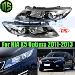 Maosheng 1 Pair Front Bumper Head Light Head Lamp For KIA K5 Optima 2011-2013 Headlamp Headlight Head Lamp Cover Shell