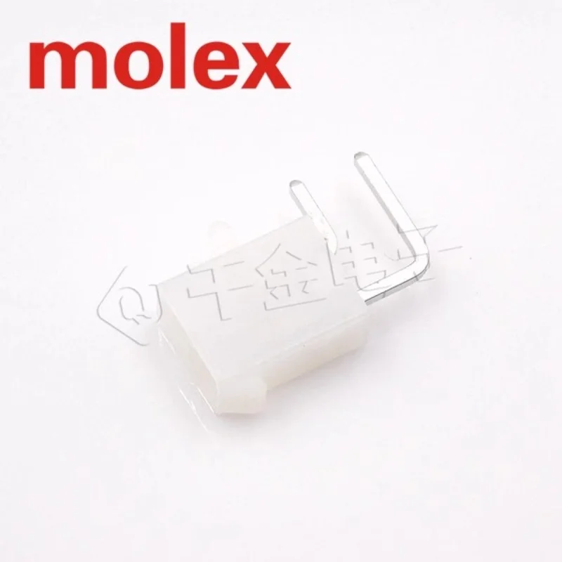 50PCS/SET Original genuine Connector 39-30-1020 FOR MOLEX Mini-Fit Jr. Header with Snap-in Plastic Peg PCB Lock, 2 Circuits