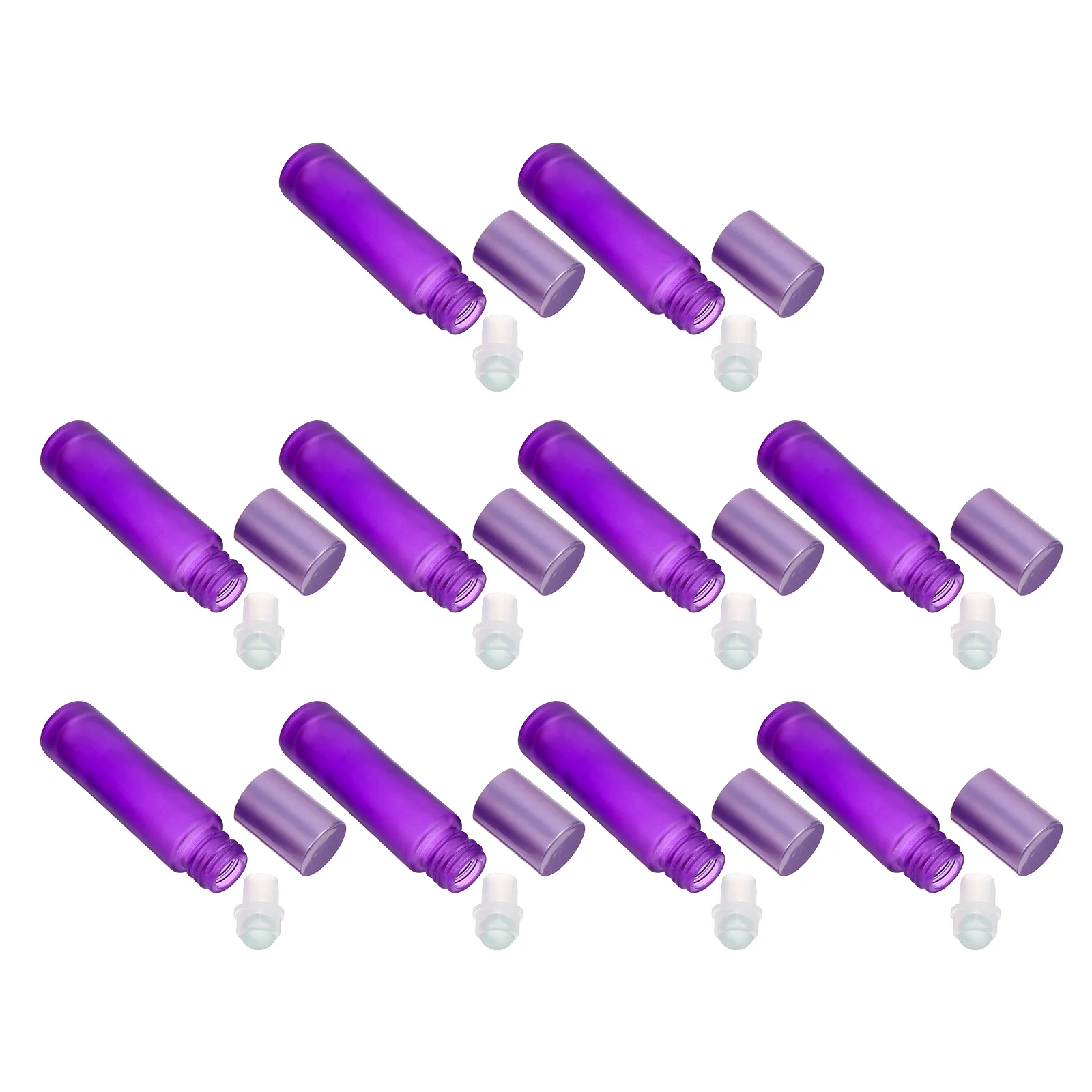 

10 Pcs Refillable Bottles Liquid Roller Perfume Scent Sub Essential Oil Storage