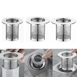 1PCS Kitchen Sink Filter Stainless Steel Mesh Sink Strainer Filter Bathroom Sink Strainer Drain Hole Filter Drainage Pipe Drain