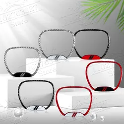 Car Styling Carbon Fiber Auto Steering Wheel Center Logo Covers Sticker Trim For Dodge Demon Ram Durango Charger SRT Journey