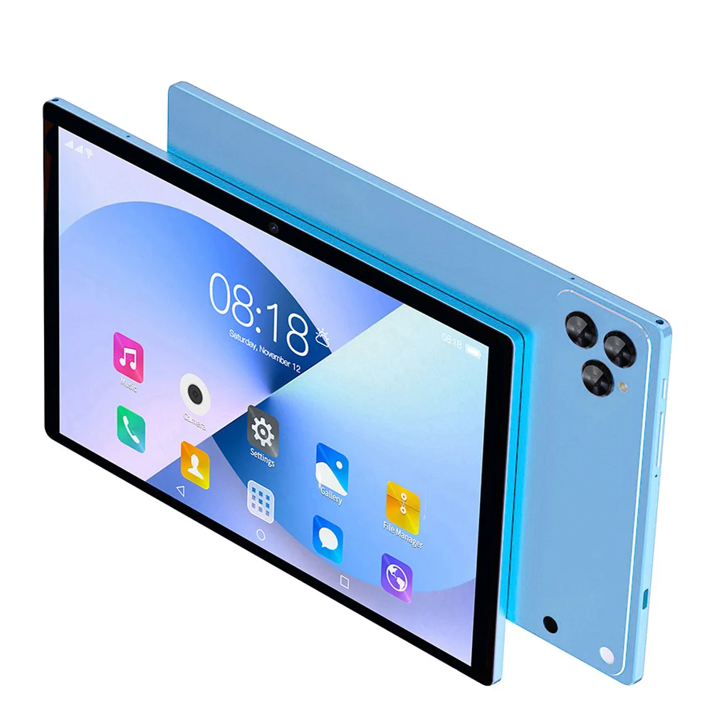 Novos Tablets de 10,1 Polegadas 2026 com Chamada 4G, Dual SIM, Câmeras Duplas, 8GB+128GB, Bluetooth 4.0, Wi-Fi, Tablet PC Android 13