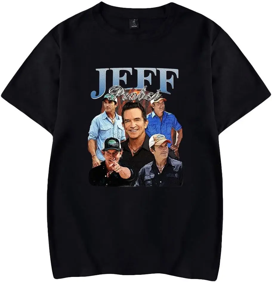 T-Shirts for Jeff Probst Merch Presenter Homage T-Shirt Women/Men Short Sleeve Cotton Tee New Fashion Top Tees