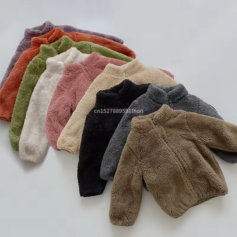 Kids Winter Coats 2025 New Children Outerwear Boy Warm Fleece Jacket Baby Girls Jackets for Autumn Spring Children Clothing