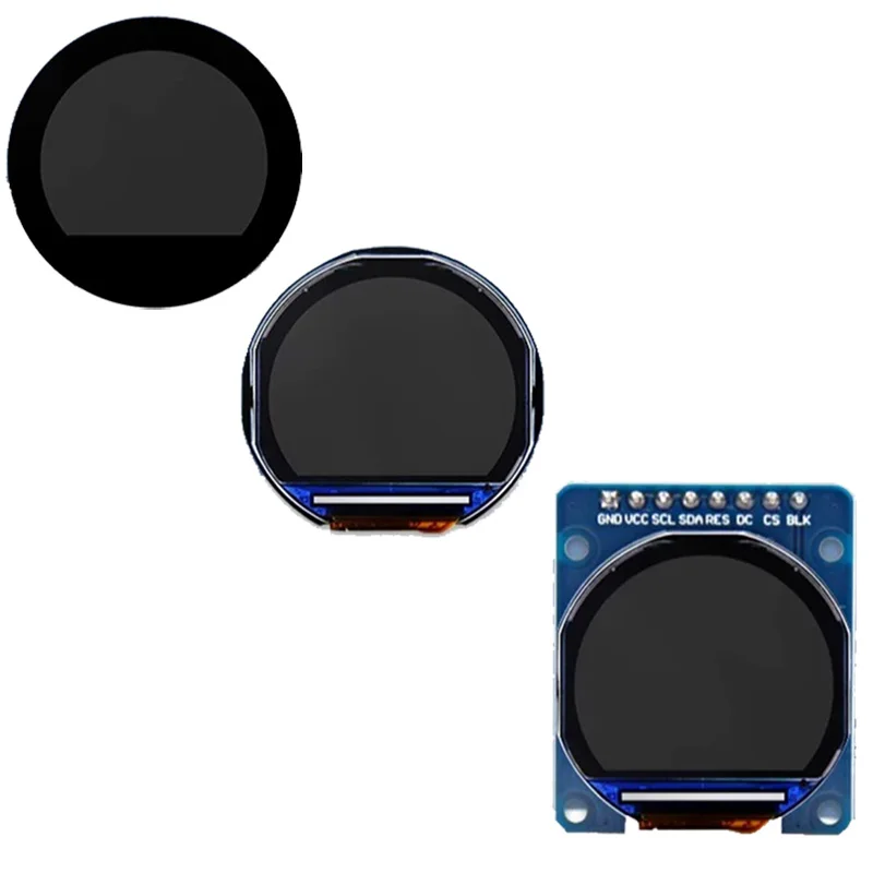 0.96 pollici 1.3 pollici 1.44 pollici 1.8 pollici display LCD TFT circolare SPI schermo LCD ST7735