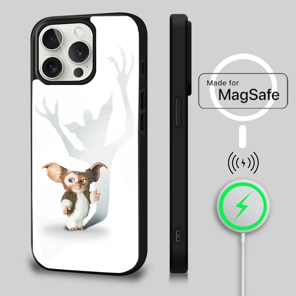 G-Gremlins Gizmo Phone Case For iPhone 16 15 14 13 12 11 Plus,Pro,Max Mini Magsafe Magnetic Wireless Charging